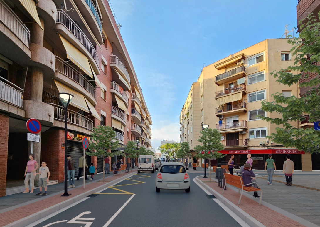 Disseny del resultat de les obres del carrer de Lleida