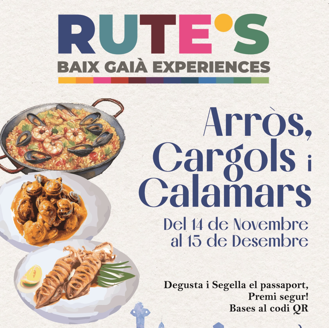 Ruta arròs, cargols i calamars