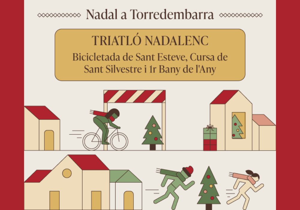 Imatge promocional del Triatló Nadalenc