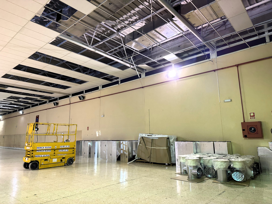 Renovació del sistema de climatització i ventilació de la Sala Gran del Casal Municipal