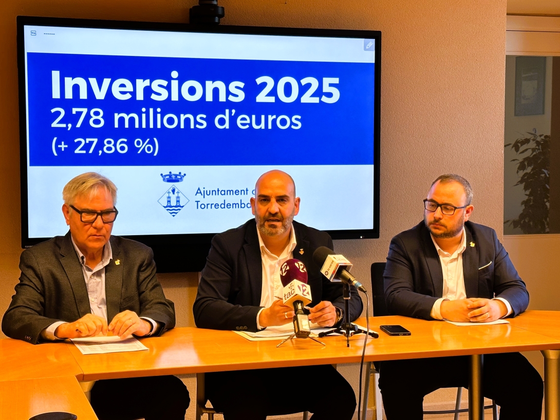 Roda de premsa de presentació del pressupost 2025