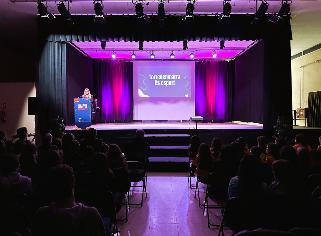 Imatge d'arxiu d'entrega dels guardons esportius 2022-2023