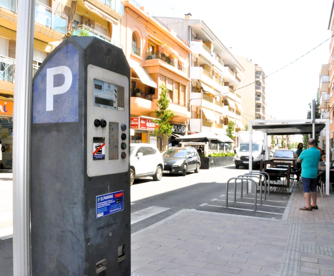Imatge d'un parquímetre