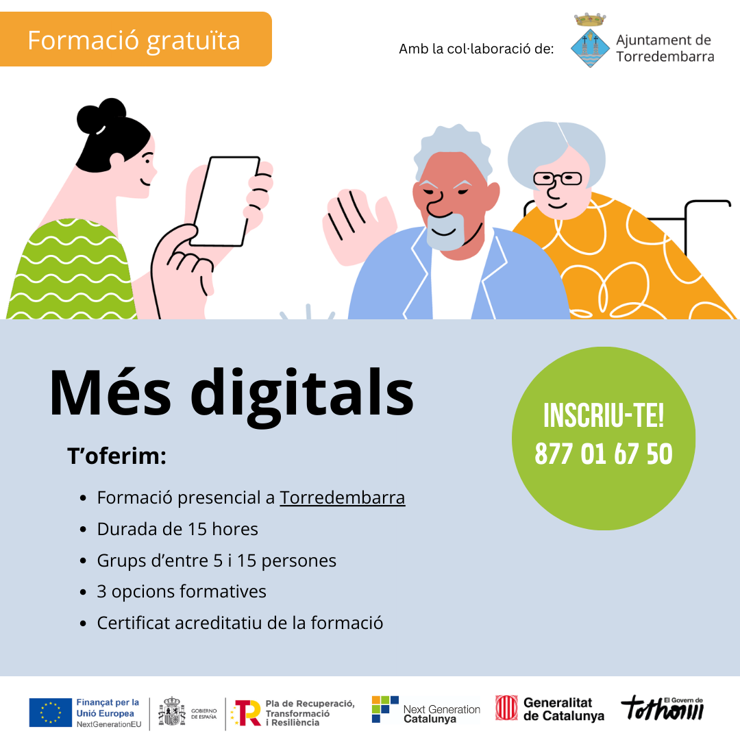 Imatge promocional del programa de formació digital