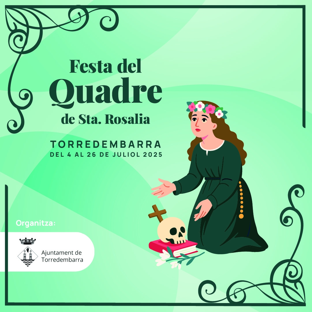 Imatge promocional de la Festa del Quadre de Santa Rosalia