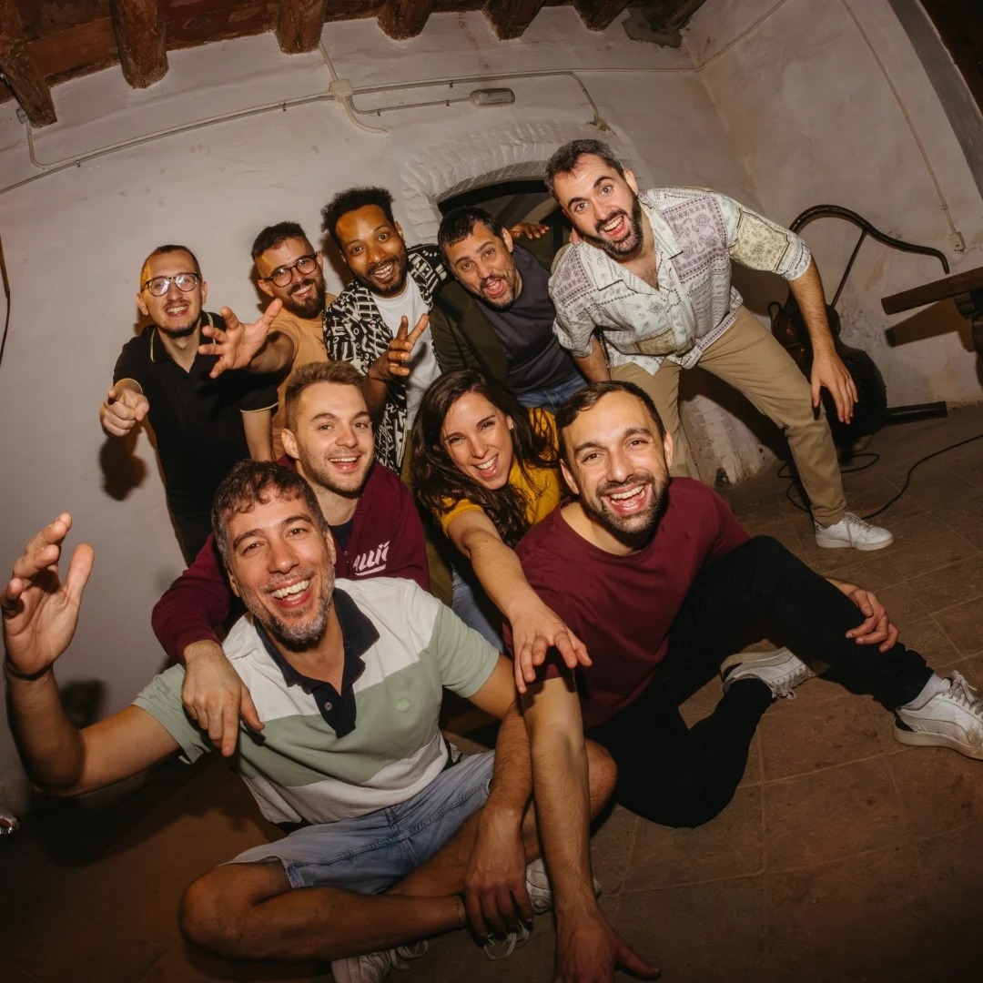 Imatge promocional del grup de versions Allioli