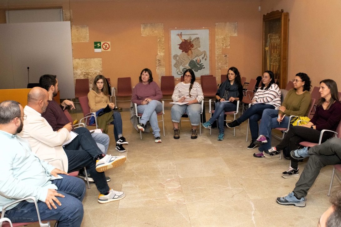 Imatge de la reunió de la Taula d'Infància del 6 de novembre