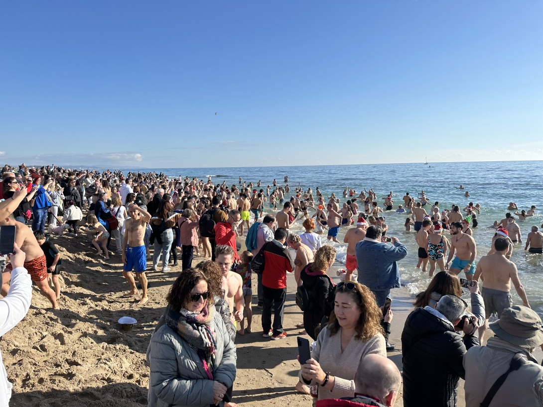 Primer bany de l'any