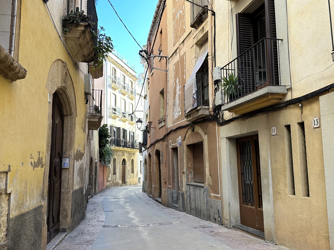Imatge d'arxiu del carrer Major