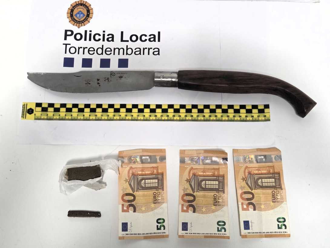 Detenció per un presumpte delicte contra la salut pública