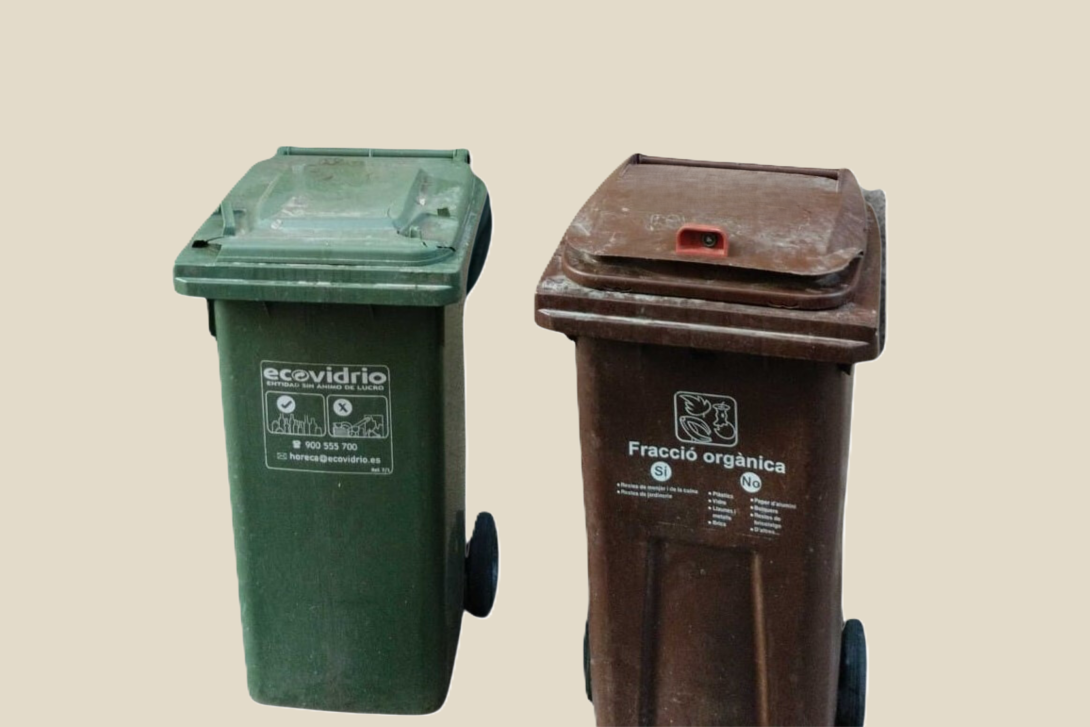 Contenidors comercials de vidre i orgànica