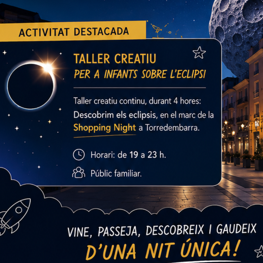 Taller creatiu familiar: Descobrim els eclipsis 