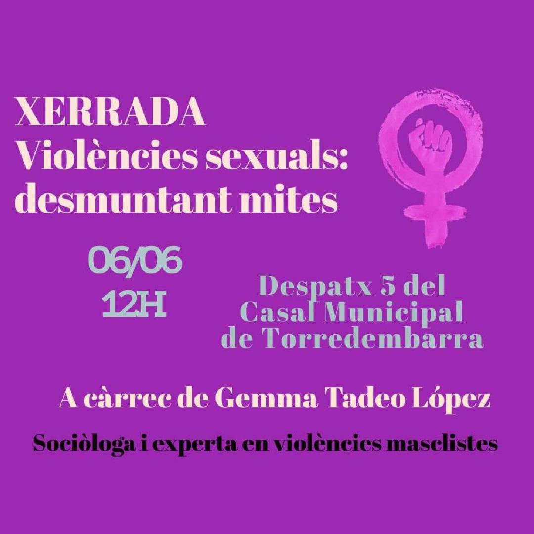 Xerrada ‘Violències sexuals: desmuntant mites’