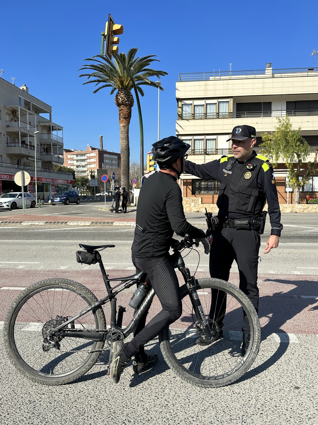 Imatge d'arxiu campanya de control de ciclistes