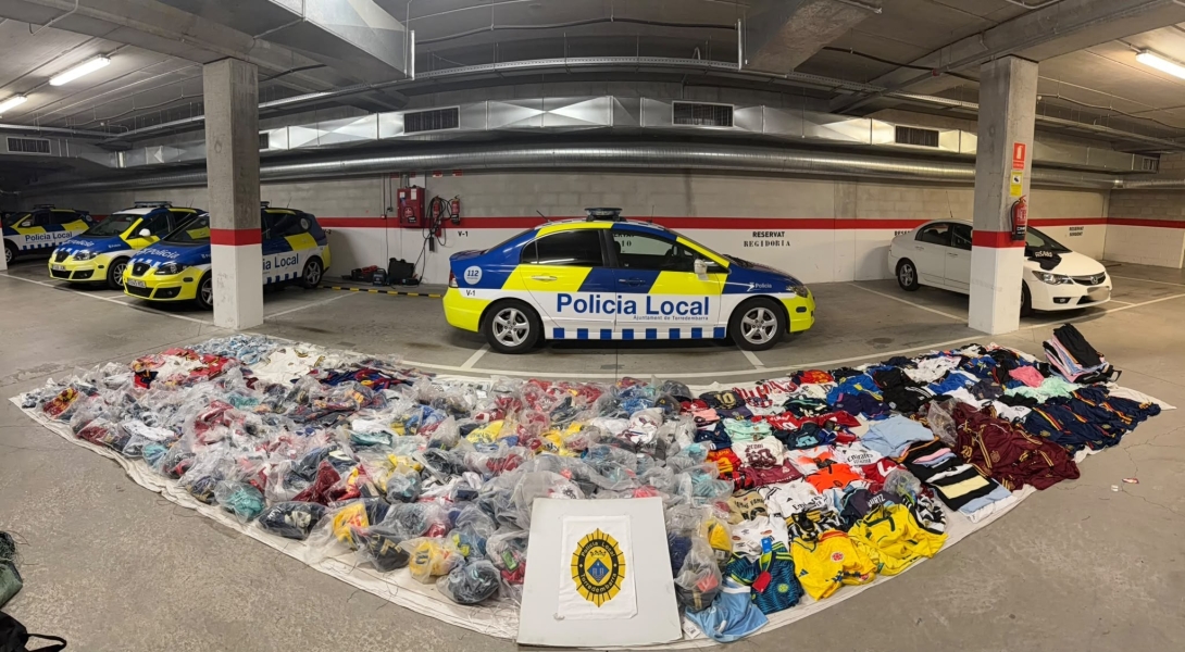 Material intervingut per la Policia Local de Torredembarra