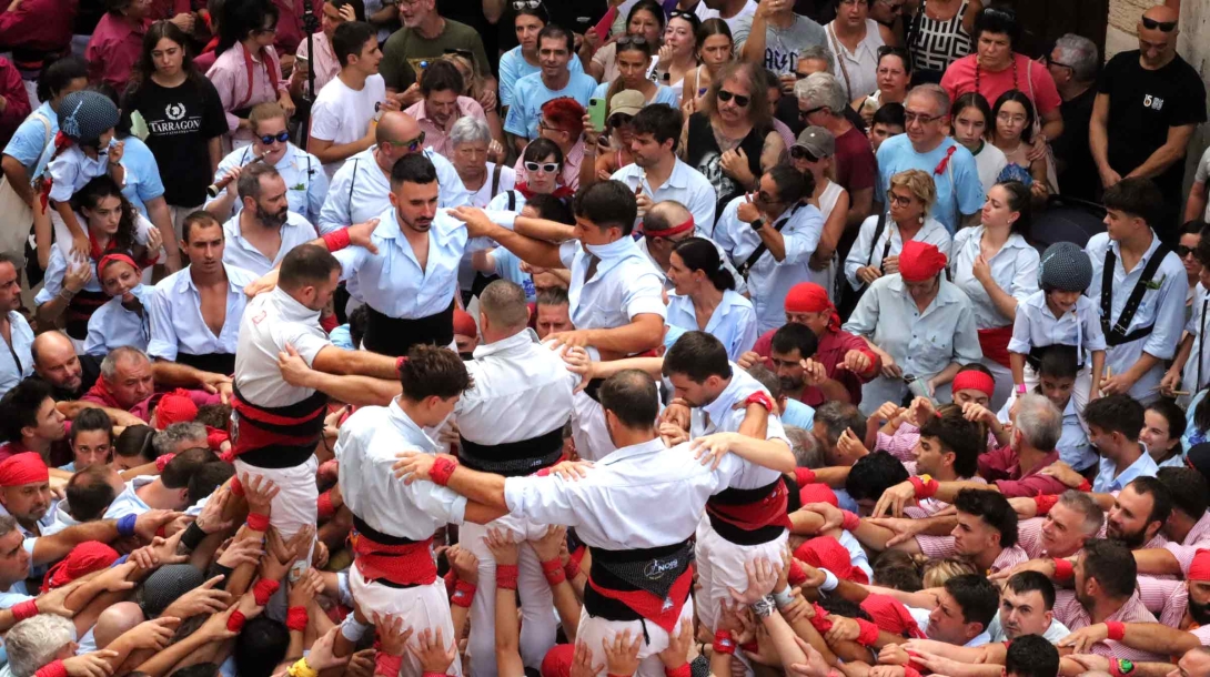 Imatge d'arxiu de la Diada Castellera de Santa Rosalia de 2025