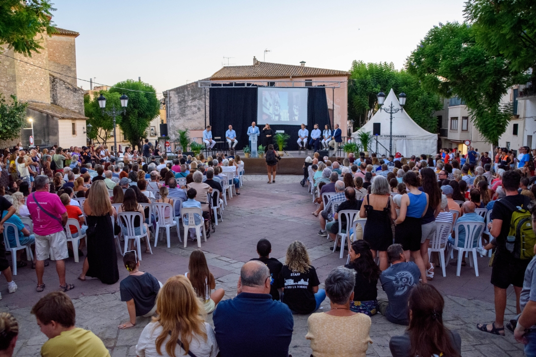 Imatge d'arxiu de la lectura del pregó 2025