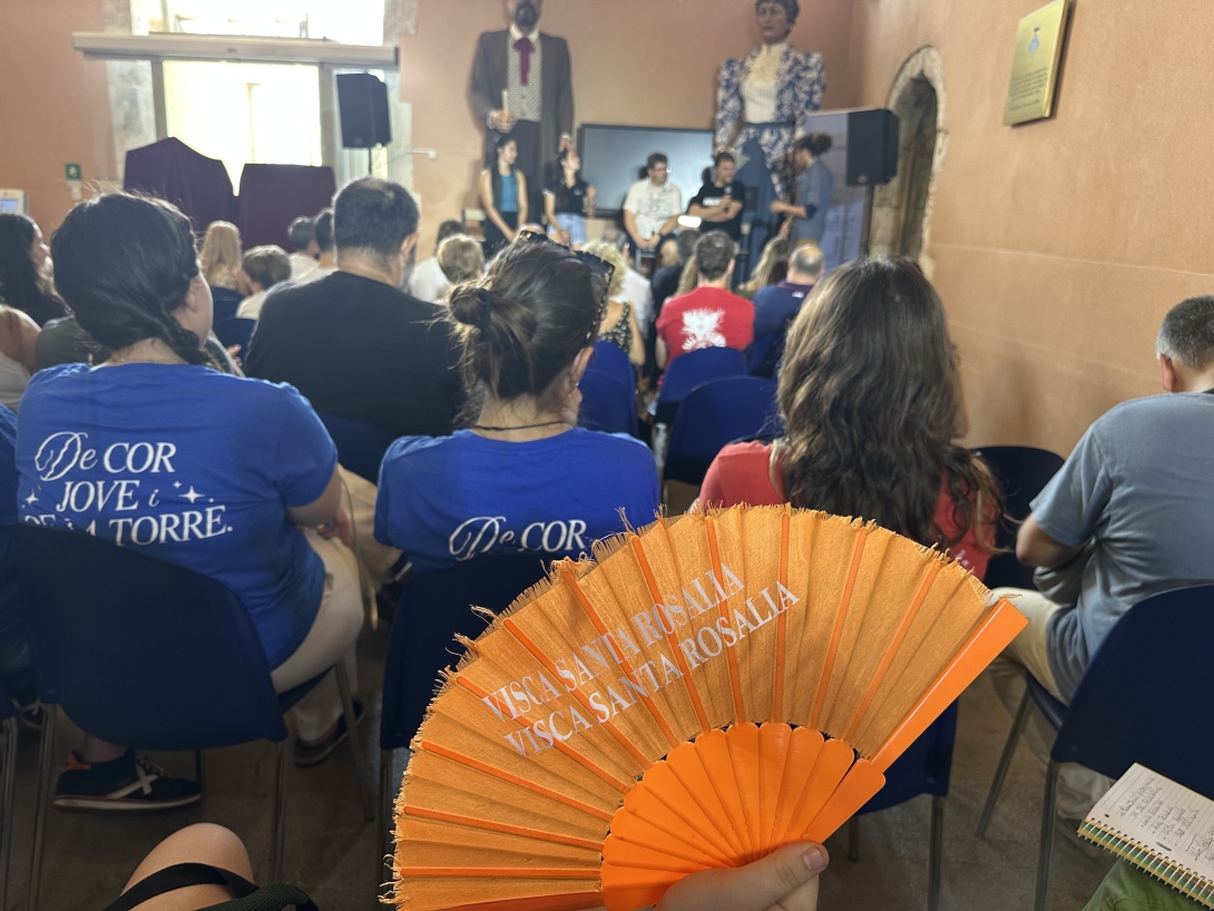 Imatge d'arxiu de la presentació de la Festa Major de Santa Rosalia del 2025